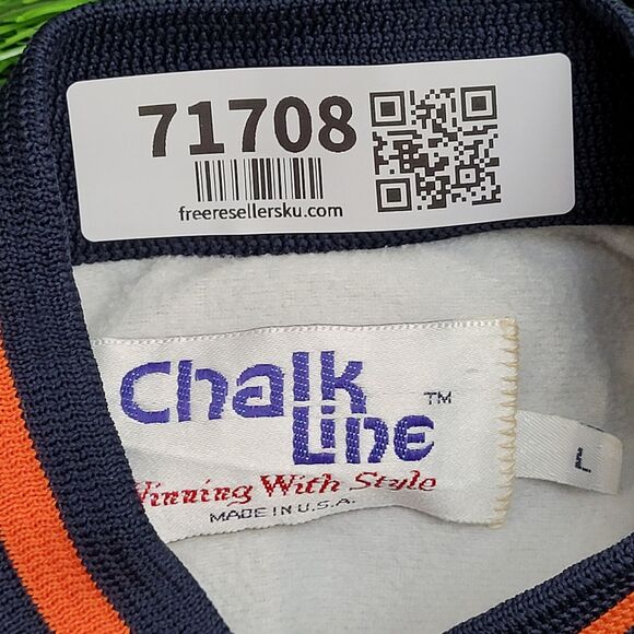 Vintage 1983 Chalk-Line Jacket Large 25x25 Blue - Picture 7 of 14